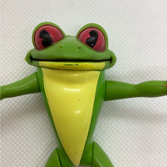 Rainforest Cafe Cha Cha The Red Eyes Tree Frog Action Figure - Picture 2 of 14